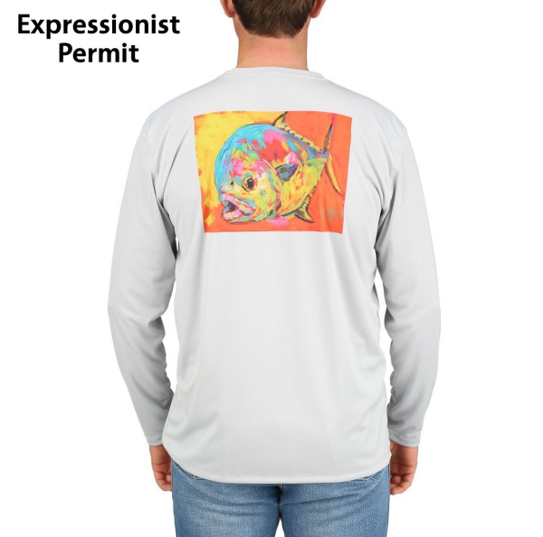 Simms Solar Tech Tee Expressionist Permit Sterling Simms Solar Tech Tee Expressionist Permit Sterling